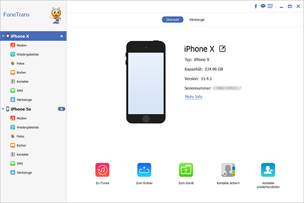 So übertragen Sie mit FoneTrans ausgewählte Fotos vom iPhone ein anderes iPhone