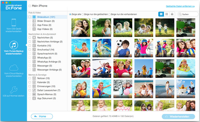 iPhone Daten wiederherstellen Mac, Mac iOS Daten wiederherstellen