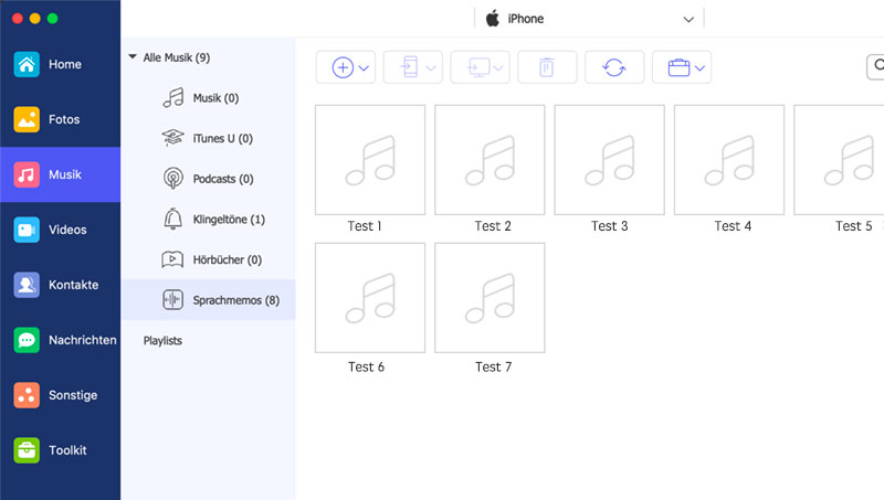 sprachmemos vom iphone zum mac übertragen