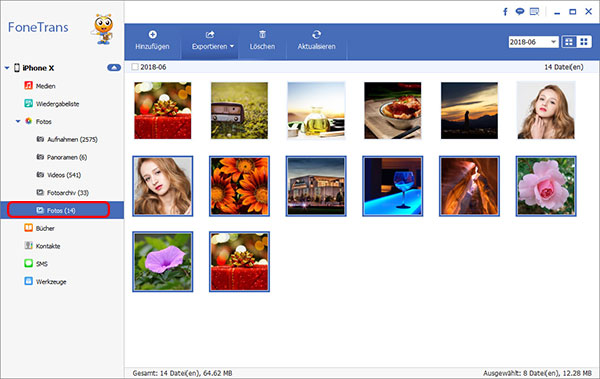 
So übertragen Sie mehrere oder ausgewählte Fotos vom iPhone auf Windows-Computer