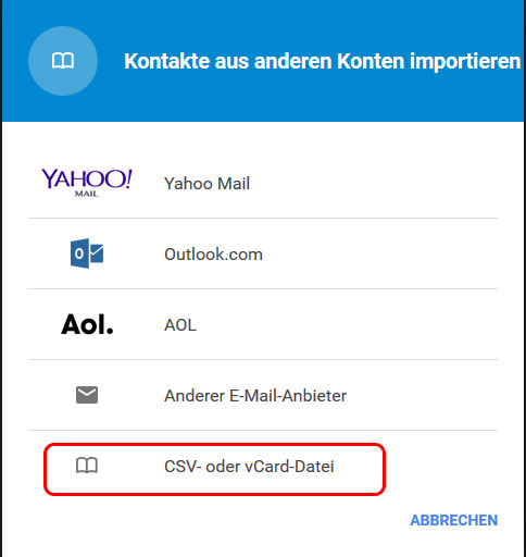 iphone kontakte in gmail importieren