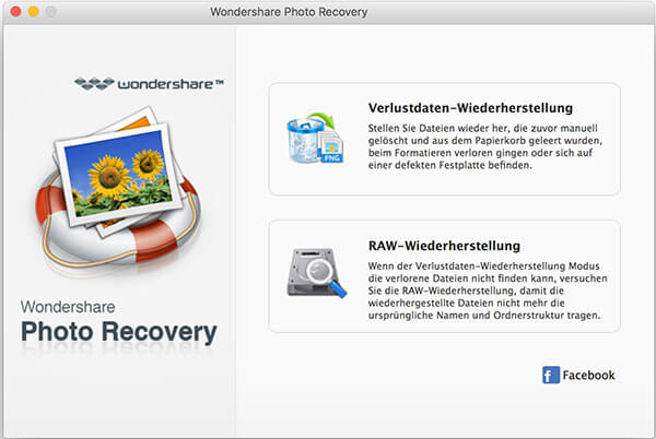 fotos widerherstellen mac screenshot