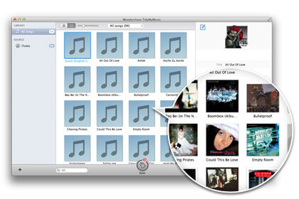 TidyMyMusic für Mac, Fehlende und falsch benannte Musik ID3-Tags reparieren
